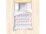 Set Copripiumino Hipster Abakuhaus Per Letti Singoli, Articoli Vari Colorati E Divertenti, Antiacaro E Anallergico Con Federa, 135 Cm X 200 Cm - 80 X 80 Cm, Multicolore