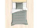 Abakuhaus Set Copripiumino Quatrefoil Per Letti Singoli, Arte Marocchina Colorata, Antiacaro, Adatto A Chi Soffre Di Allergie, Con Federa, 135 Cm X 200 Cm - 80 X 80 Cm, Multicolore