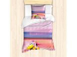 Abakuhaus Set Copripiumino Gerber Daisy Per Letti Singoli, Grafica Astratta Raffinata, Antiacaro, Adatto A Chi Soffre Di Allergie, Con Federa, 135 Cm X 200 Cm - 80 X 80 Cm, Multicolore
