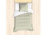 Abakuhaus Set Copripiumino Per Letto Singolo, Dotwork Fiori Piume, Antiacaro, Adatto A Chi Soffre Di Allergie, Con Federa, 135 Cm X 200 Cm - 80 X 80 Cm, Multicolore