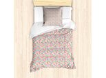 Set Copripiumino Abakuhaus Alphabet Per Letti Singoli, Personaggi Vivaci E Frizzanti, Antiacaro E Anallergico, Con Federa, 135 Cm X 200 Cm - 80 X 80 Cm, Multicolore