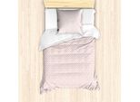 Abakuhaus Set Copripiumino Per Letto Singolo, Motivo Geometrico Floreale Ripetuto, Antiacaro E Anallergico, Con Federa, 135 Cm X 200 Cm - 80 X 80 Cm, Ruggine Chiaro E Bianco