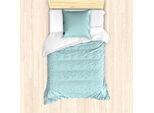 Abakuhaus Set Copripiumino Pastello Per Letti Singoli, Stelle Irregolari Creative, Antiacaro, Adatto A Chi Soffre Di Allergie, Con Federa, 135 Cm X 200 Cm - 80 X 80 Cm, Pale Seafoam Azzurro Pallido