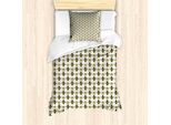 Abakuhaus Set Copripiumino Per Letto Singolo BienenköNigin, Stile Cartone Animato Bees Kronen, Antiacaro, Adatto A Chi Soffre Di Allergie, Con Federa, 135 Cm X 200 Cm - 80 X 80 Cm, Guscio D'uovo Senape