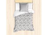 Abakuhaus Set Copripiumino Per Letti Singoli, Motivo Creativo A Farfalla, Antiacaro, Adatto A Chi Soffre Di Allergie, Con Federa, 135 Cm X 200 Cm - 80 X 80 Cm, Multicolore Grigio Antracite