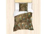Abakuhaus Set Copripiumino Per Letti Singoli, Close Up Struttura Posteriore, Antiacaro Adatto A Chi Soffre Di Allergie Con Federa, 135 Cm X 200 Cm - 80 X 80 Cm, Multicolore