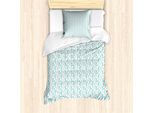 Abakuhaus Set Copripiumino Nautico Per Letti Singoli, Seahorses And Starfish, Antiacaro, Adatto A Chi Soffre Di Allergie, Con Federa, 135 Cm X 200 Cm - 80 X 80 Cm, Dunkler Seafoam Pale Sepia