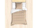 Abakuhaus Set Copripiumino Per Letto Singolo Clown, Sorriso Bizzarro Intrattenitore, Antiacaro, Adatto A Chi Soffre Di Allergie, Con Federa, 135 Cm X 200 Cm - 80 X 80 Cm, Multicolore