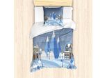 Abakuhaus Set Copripiumino Per Letti Singoli, Case Invernali All'aperto, Antiacaro, Adatto A Chi Soffre Di Allergie, Con Federa, 135 Cm X 200 Cm - 80 X 80 Cm, Multicolore
