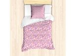 Set Copripiumino Abakuhaus Per Letti Singoli, Colorato Symmetric Squares, Antiacaro, Adatto A Chi Soffre Di Allergie, Con Federa, 135 Cm X 200 Cm - 80 X 80 Cm, Multicolore