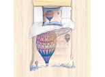Abakuhaus Set Copripiumino Per Letto Singolo, Gradient Mountains, Antiacaro, Adatto A Chi Soffre Di Allergie, Con Federa, 135 Cm X 200 Cm - 80 X 80 Cm, Multicolore