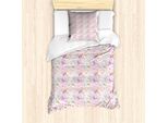 Set Copripiumino Abakuhaus Per Letti Singoli, Dreamy Cherry Sakura Flowers, Antiacaro, Adatto A Chi Soffre Di Allergie, Con Federa, 135 Cm X 200 Cm - 80 X 80 Cm, Multicolore