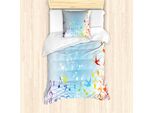 Abakuhaus Set Copripiumino Per Letto Singolo, Spring Scene Flourishes, Antiacaro E Anallergico, Con Federa, 135 Cm X 200 Cm - 80 X 80 Cm, Multicolore