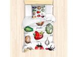 Set Copripiumino Abakuhaus Per Letti Singoli, Articolo Sketchy Hand Drawn, Antiacaro, Adatto A Chi Soffre Di Allergie, Con Federa, 135 Cm X 200 Cm - 80 X 80 Cm, Multicolore