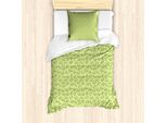 Abakuhaus Set Copripiumino Per Letti Singoli, Tasty Exotische Stachelbeeren, Antiacaro, Adatto A Chi Soffre Di Allergie, Con Federa, 135 Cm X 200 Cm - 80 X 80 Cm, Verde Reseda