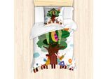 Abakuhaus Set Copripiumino Per Letti Singoli, Nido Per Animali, Antiacaro, Adatto A Chi Soffre Di Allergie, Con Federa, 135 Cm X 200 Cm - 80 X 80 Cm, Multicolore
