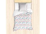 Abakuhaus Set Copripiumino Per Letti Singoli, Stile Doodle Sea Elements, Antiacaro E Anallergico, Con Federa, 135 Cm X 200 Cm - 80 X 80 Cm, Multicolore