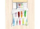 Set Copripiumino Abakuhaus Per Letti Singoli, Bohemian Bunte Fluff, Antiacaro, Adatto A Chi Soffre Di Allergie, Con Federa, 135 Cm X 200 Cm - 80 X 80 Cm, Multicolore