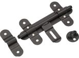 Kotarbau® Chiavistello Per Cancello 150 Mm Nero Chiavistello Universale Per Lucchetto