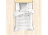 Abakuhaus Set Copripiumino Astratto Per Letti Singoli, Linee Circolari Semplici E Moderne, Antiacaro E Anallergico Con Federa, 135 Cm X 200 Cm - 80 X 80 Cm, Pale Sage Green Pearl