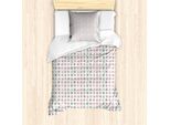 Set Copripiumino Abakuhaus Per Letti Singoli, Cupcake Cremosi In Cerchio, Antiacaro E Anallergico Con Federa, 135 Cm X 200 Cm - 80 X 80 Cm, Multicolore
