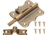 Kotarbau® Catenaccio Per Porte 60 Mm Serratura Catenaccio Catenaccio Scorrimento Catenaccio Serratura Per Porte Dispositivo Di Bloccaggio Per Porte Finestre Armadietti