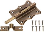 Kotarbau® Catenaccio 80 Mm Serratura Catenaccio Catenaccio Scorrimento Catenaccio Serratura Porta Dispositivo Di Chiusura Per Porte Finestre Armadietti