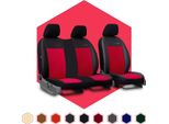 Coprisedili Auto Coprisedili Universali Per Volkswagen Transporter T5 Rosso 1+2 Bus