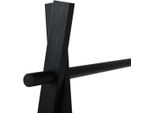 Msv Mia Appendiabiti In Bambù - 84 X 45 X 180 Cm Nero