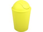 Msv Cestino Per Cosmetici Cestino Per Rifiuti Con Coperchio Basculante Da 5,5 Litri In Plastica Verde