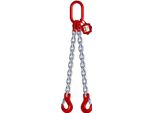 Catena Per Imbracatura Grado 8 A 2 Fili 2,0 M 8 Mm Senza Accorciamento Zincata