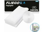 Fliegox Zanzariera Zanzariera Finestra 150 X 180 Cm Bianco
