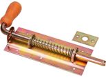 Kotarbau® Chiavistello Per Cancello 250 Mm Chiavistello Universale Per Porta Destra E Sinistra Chiavistello Di Bloccaggio Chiavistello Di Scorrimento Chiavistello Di Bloccaggio Serratura Per Cancello Giallo Zincato