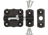 Kotarbau® Catenaccio Grendel 50 Mm Catenaccio Per Porta Con Maniglia A Pomello Serratura Catenaccio Scorrevole Catenaccio Per Cancello Catenaccio Per Mobili Catenaccio Scorrevole Catenaccio