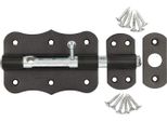 Kotarbau® Bullone Grendel 100 Mm Bullone Per Porta Foro Per Lucchetto Bullone Di Bloccaggio Bullone Di Scorrimento Bullone Per Cancello Bullone Per Mobili Bullone Di Scorrimento