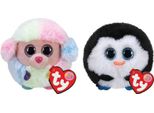 Ty - Stofftiere - Teeny Puffies - Barboncino Arcobaleno & Pinguino Waddles