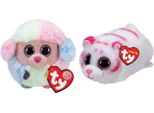 Ty - Stofftiere - Teeny Puffies - Barboncino Arcobaleno E Tigre Tabor