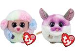 Ty - Stofftiere - Teeny Puffies - Rainbow Poodle & Colby Mouse