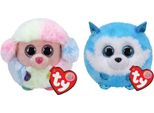 Ty - Stofftiere - Teeny Puffies - Barboncino Arcobaleno & Principe Husky