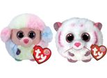 Ty - Stofftiere - Teeny Puffies - Barboncino Arcobaleno E Tigre Tabor