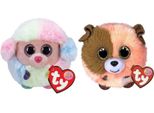 Ty - Stofftiere - Teeny Puffies - Barboncino Arcobaleno E Cane Mandarino