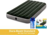 Intex Downy - Materasso Ad Aria - Singolo - Con Kit Di Riparazione E Pompa Incorporata - 191X99X25 Cm - Pvc - Verde