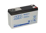 Batteria Al Piombo Ssb Sbh 200-12 Batteria Agm 4,8Mm/6,3Mm Faston - 12V 4,6Ah 171W