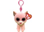 Ty Beanie Boo's Clip Fiona Gatto Rosa 7Cm