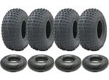 4-145/70-6 - Set Di Pneumatici E Camere D'aria Atv 50Cc 90Cc 110Cc 75 Kg - Wanda P319 Quad Ty