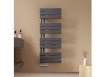 Asciugasalviette Emke Radiatore Da Bagno Radiatore A Pannello Attacco Laterale Acqua Calda A Parete 1041 X 400 Mm Antracite Senza Elemento Riscaldante