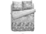 Hnl Biancheria Da Letto In Flanella Snow Grey Boye Grey 135X200 Cm + 80X80 Cm
