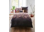 Kaeppel Mako Satin Biancheria Da Letto Sheila 135X200 Cm + 80X80 Cm Nero