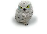 Onwomania Figura In Poliresina Gufo Delle Nevi Gufo Della Tundra Artica Figura Decorativa Animale In Poliresina Bianca 5,5 Cm