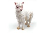 Onwomania Figura In Poliresina Alpaca Bianco Pako Animale Ungulato Figura Decorativa In Poliresina Bianco 7,5 Cm